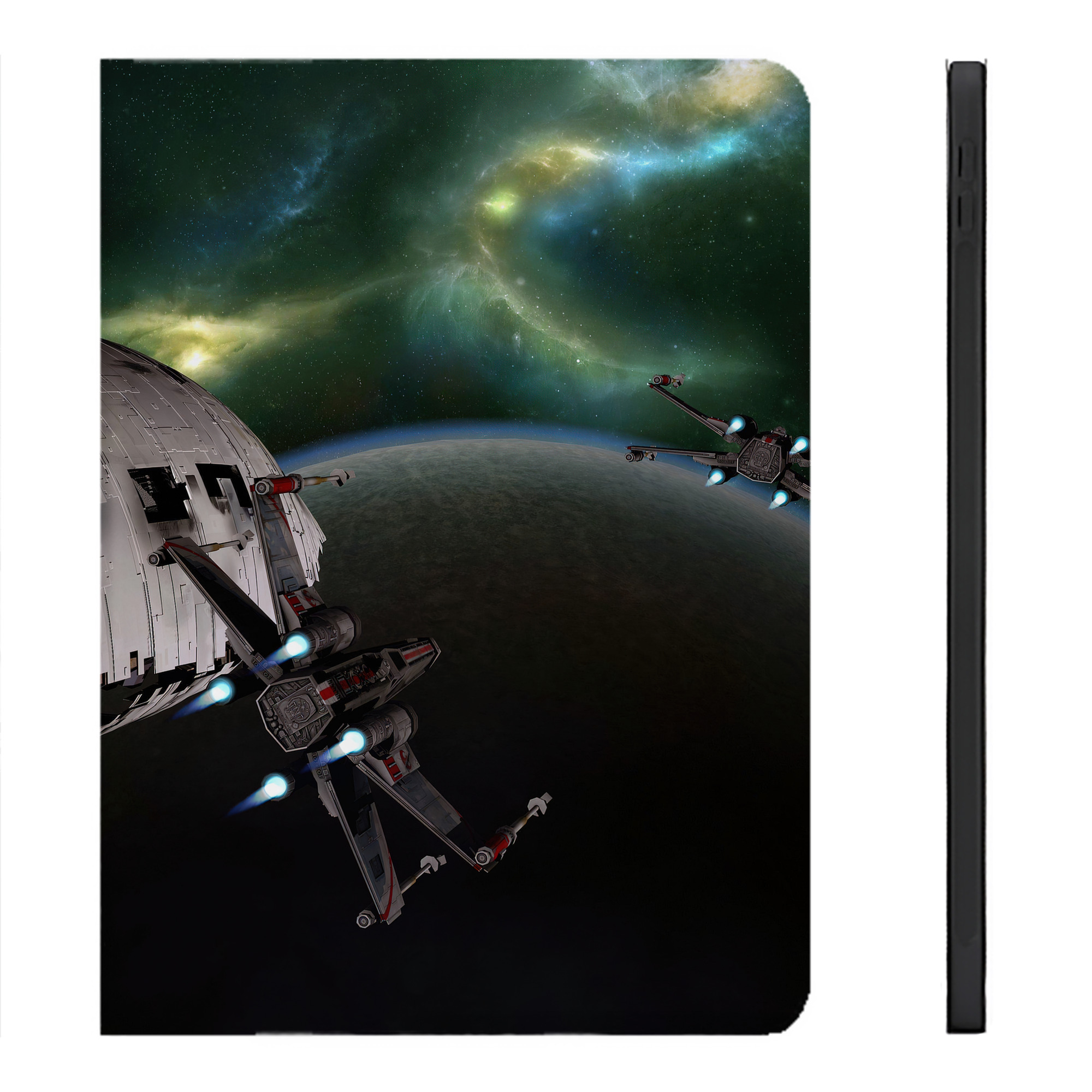 （画像用） スター・ウォーズ Star Wars IPadケース ペンホルダー付き ブックスタイルデザイン